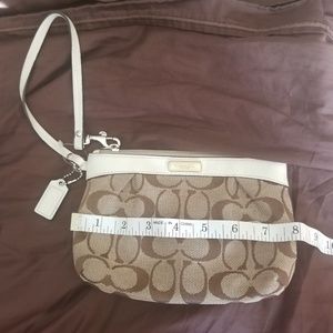 Genuine coach wristlet